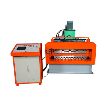 double layer roll forming machine botou city glazed roof tile double layer roof sheet roll forming machine